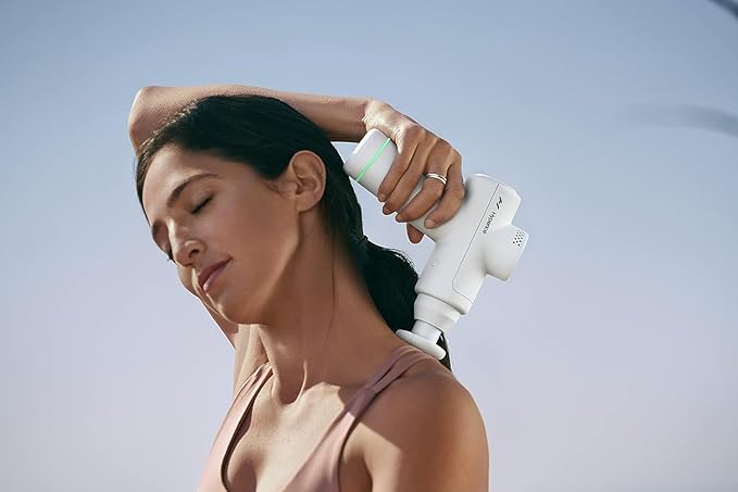 Hyperice |Hypervolt Go 2 Handheld Percussion Massage Gun Featuring Quiet Glide Technology, 3 Speeds, 2 Interchangeable Heads | Hypervolt Heated Head Attachment for All Hypervolt Models| Bundle