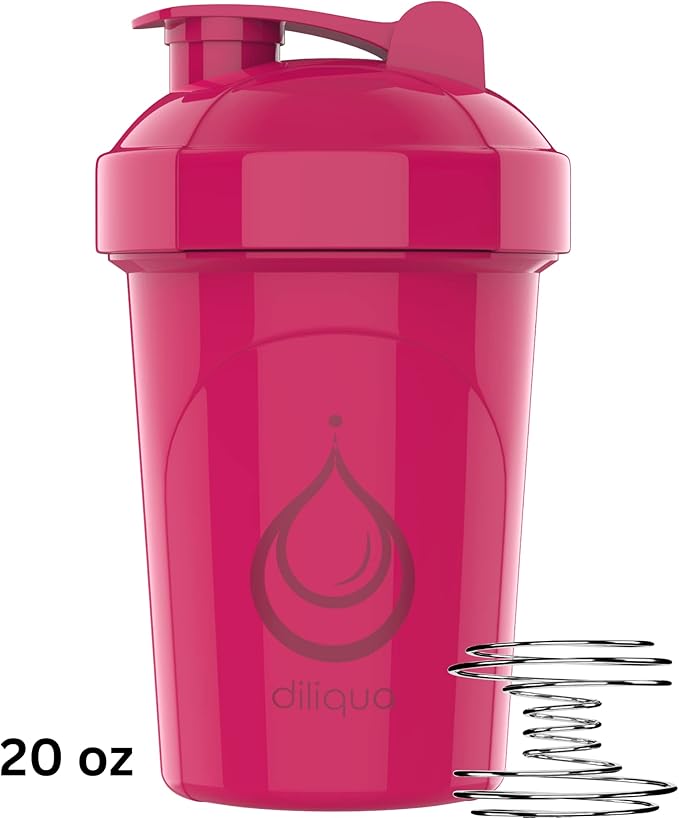 4 PACK, 20 oz Shaker Bottles for Protein Mixes | BPA-Free & Dishwasher Safe | Protein shaker bottle | Shaker Cups for protein shakes | Leakproof Blender Shaker Bottle Pack