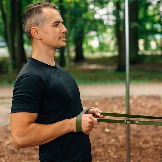 WODFitters Pull Up Assistance Band for Stretching, Mobility Workouts, Warm Up, Recovery, Powerlifting, Home Fitness and Exercise…