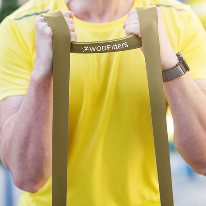 WODFitters Pull Up Assistance Band for Stretching, Mobility Workouts, Warm Up, Recovery, Powerlifting, Home Fitness and Exercise…