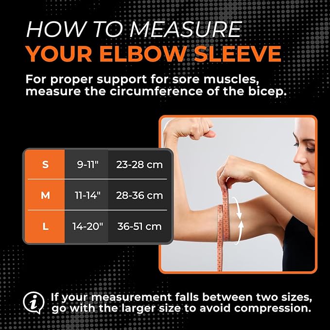 Incrediwear Elbow Sleeve – Elbow Brace for Elbow Support, Joint Pain Relief, Inflammation Relief, and Circulation, Tendonitis, Golf and Tennis Elbow Brace for Women and Men