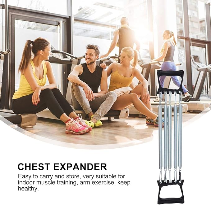 Arm Weight Pulling Practical Tool Exerciser Pull Steel Puller Hand System Equipments Spring Shoulder Home Ropes Expander Travel Gym Exercise Resistance Trainer Workout Training