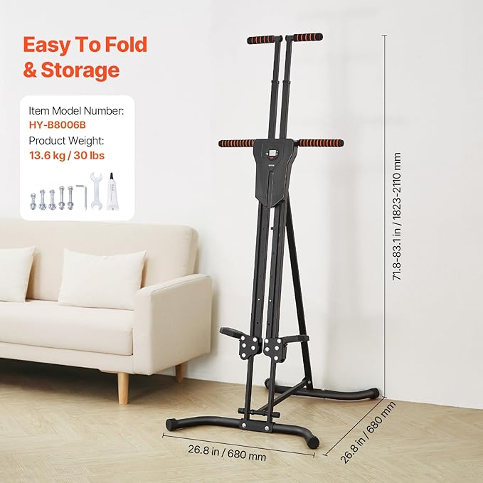 VEVOR Stair Stepper,Mini Stepper for Exercise at Home, Hydraulic Fitness Twist Stepper with Resistance Bands, Full Body Workout Cardio Equipment