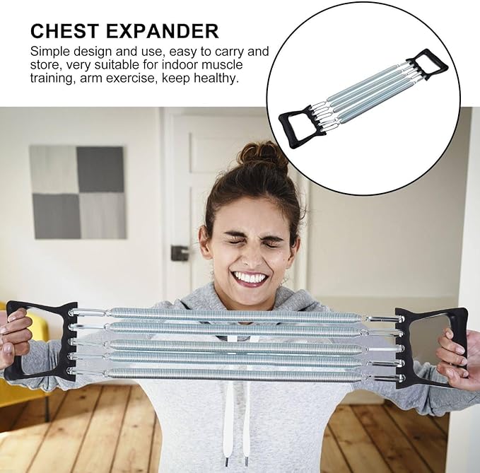 Arm Weight Pulling Practical Tool Exerciser Pull Steel Puller Hand System Equipments Spring Shoulder Home Ropes Expander Travel Gym Exercise Resistance Trainer Workout Training