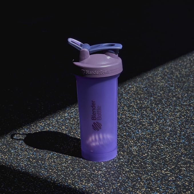 BlenderBottle Classic V2 Shaker Bottle Perfect for Protein Shakes and Pre Workout, 28oz, Full Color Purple