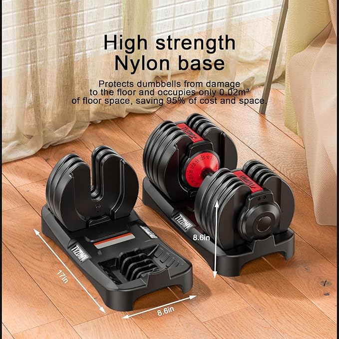 Adjustable Dumbbells Set of 2,Free Weights Dumbbells Set,Adjustable Dumbbell Set,52.5 lbs pair 105 lbs,15 in 1,for Men/Women Gym Equipment for Home Strength Training Equipment