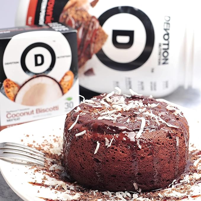 Devotion Nutrition Protein Powder Blend | Gluten Free, Keto Friendly, No Added Sugars | 1g MCT | 20g Whey & Micellar Protein | 12 Single Serving Packets (Brownie Batter)