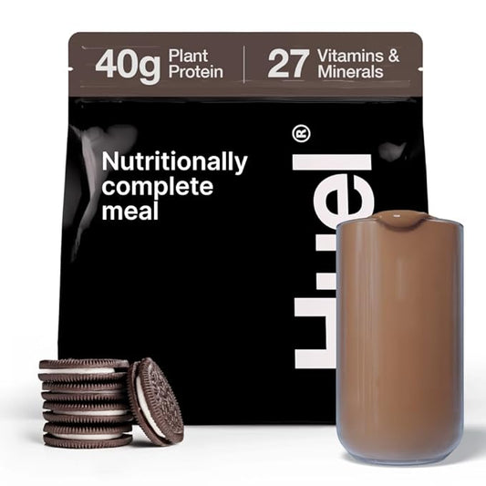 Huel Black Edition Protein Powder Meal Replacement Shake - Cookies and Cream 34 Scoops Packed with 100% Nutritionally Complete Food, Including 40g of Protein, 8g Fiber, 27 Vitamins Minerals 1