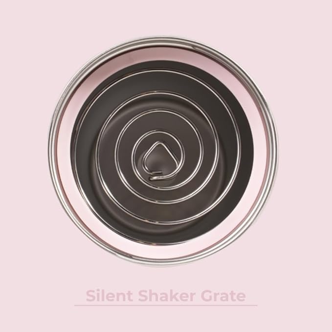 HydroJug 24 oz New Stainless Steel Shaker – Insulated, Leakproof, BPA-Free with Silent Mixing Grate – No Clumps, No Noise – Premium Shaker for Fitness, Sports & Everyday Use, Wildrose