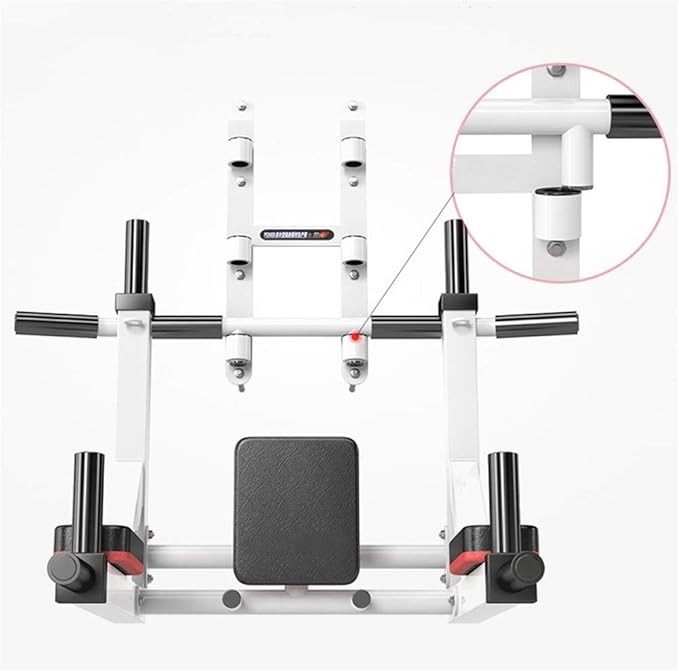 Multifunctional Wall Mounted Pull Up Bar/Chin Up bar,Dip Station for Indoor Home Gym Workout,Power Tower Set Gym Equipment 800LBS