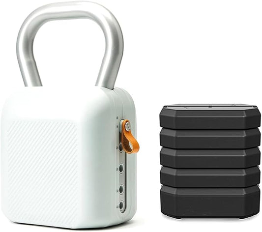 Adjustable Kettlebell Set，6-in-1 Quick Weight Change 8.5-40lb, Kettle Grip，Space-Saving Design for Home Gym Combo, Suitable for Strength Training