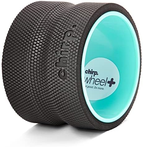 Chirp Wheel+ Foam Roller for Back Pain Relief, Muscle Therapy, and Deep Tissue Massage 6" and 10" Inch