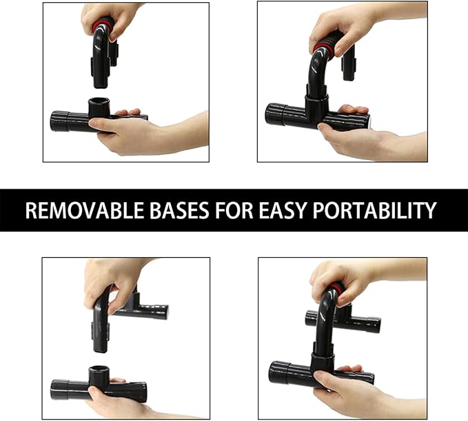 Push Up Bars Strength Training - Workout Stands With Ergonomic Push-up Bracket Board with Anti-Slip Sturdy Structure Portable for Home Fitness Training, Push Up Stands Handle for Floor Workouts