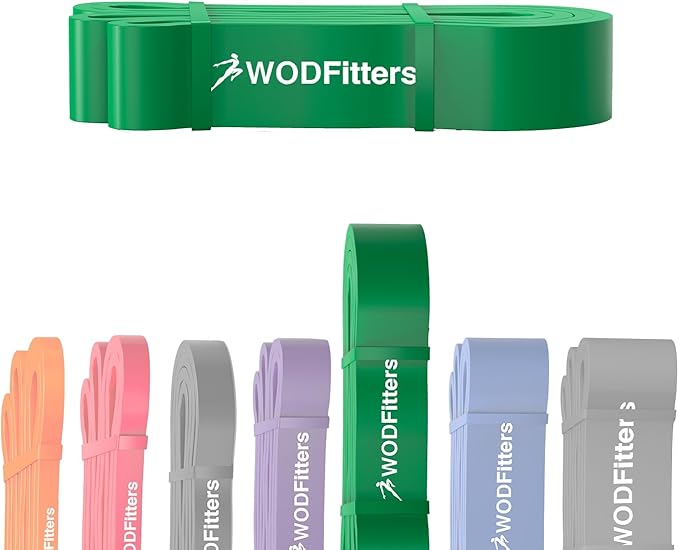 WODFitters Pull Up Assistance Band for Stretching, Mobility Workouts, Warm Up, Recovery, Powerlifting, Home Fitness and Exercise…