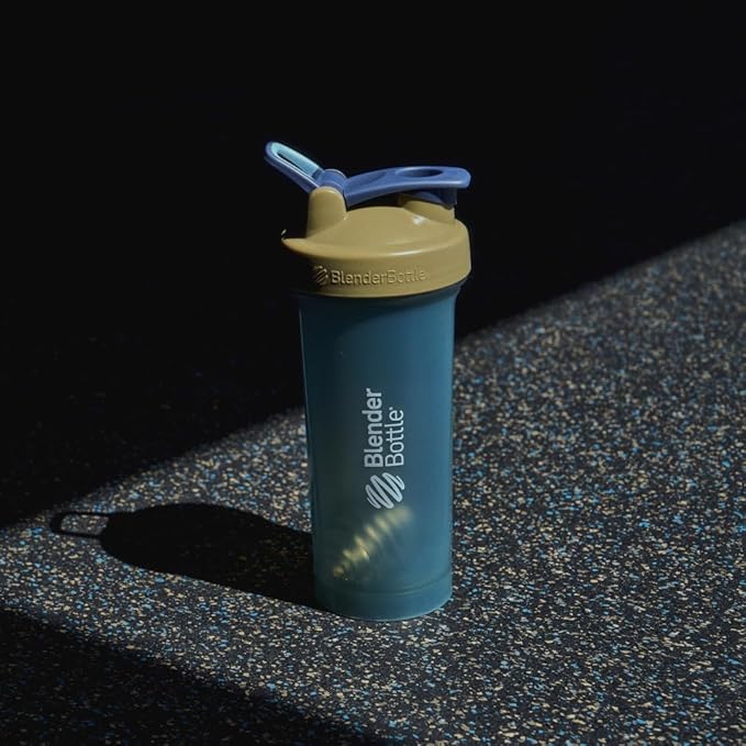 BlenderBottle Classic V2 Shaker Bottle Perfect for Protein Shakes and Pre Workout, 28oz, Full Color Tan