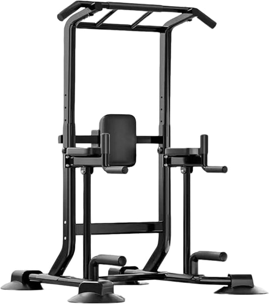 Adjustable Pull Up Bar for Home with Backrest - 6-Level Height Adjustment (69-94.5 inches) - 352lb Capacity - Carbon Steel Frame for Stability - Train Back, Abs, Chest