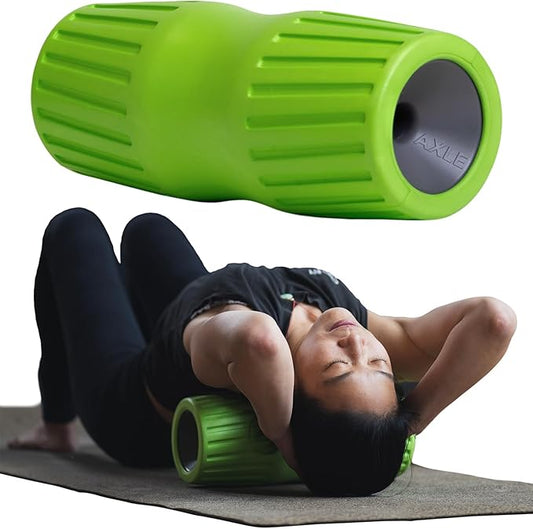 RAD Axle – Extra Firm High-Density Exercise Foam Roller – Deep Tissue Myofascial Release for Back, HIPS, Legs & Shoulders – Muscle Recovery Tool for Stretching & Mobility