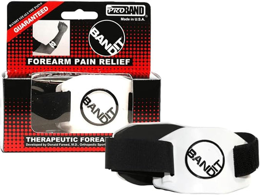 PROBAND - Bandit - Compression Arm Band for Elbow & Forearm - Helps Relieve Pain & Swelling - for Carpal Tunnel, Tendonitis, Tennis Elbow and More