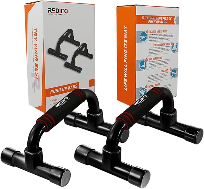 Push Up Bars Strength Training - Workout Stands With Ergonomic Push-up Bracket Board with Anti-Slip Sturdy Structure Portable for Home Fitness Training, Push Up Stands Handle for Floor Workouts