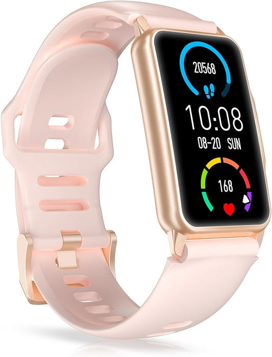 Smart Watch Fitness Tracker with 24/7 Heart Rate, Blood Oxygen Blood Pressure Monitor Sleep Tracker 120 Sports Modes Activity Trackers Step Calorie Counter IP68 Waterproof for Andriod iPhone Women Men