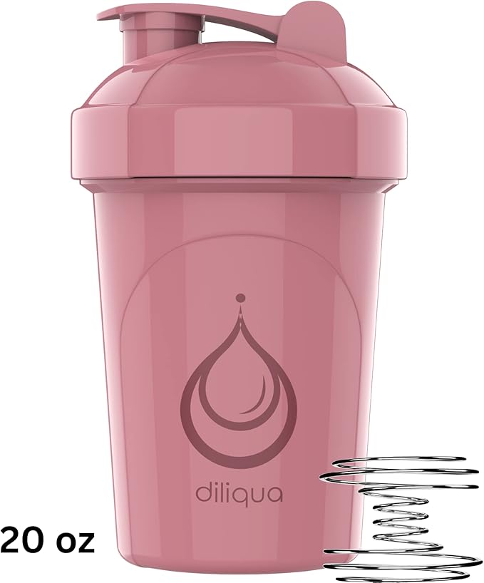 2 PACK, 28 oz & 20 oz Shaker Bottles with Powerful Wire Whisks for Protein Mixes | Leakproof Blender Shaker Bottle Pack | BPA-Free & Dishwasher Safe | Shaker Bottle | Shaker Cups for shakes