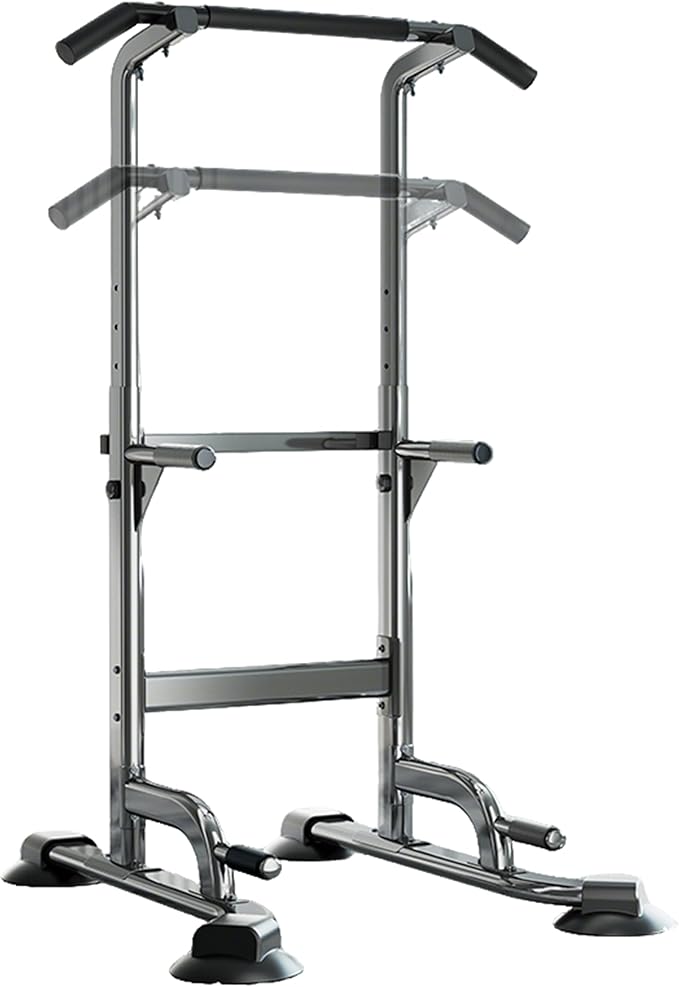 Adjustable Pull Up Bar for Home with Backrest - 6-Level Height Adjustment (69-94.5 inches) - 352lb Capacity - Carbon Steel Frame for Stability - Train Back, Abs, Chest