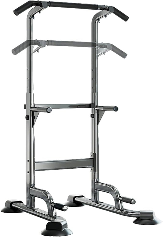 Adjustable Pull Up Bar for Home with Backrest - 6-Level Height Adjustment (69-94.5 inches) - 352lb Capacity - Carbon Steel Frame for Stability - Train Back, Abs, Chest