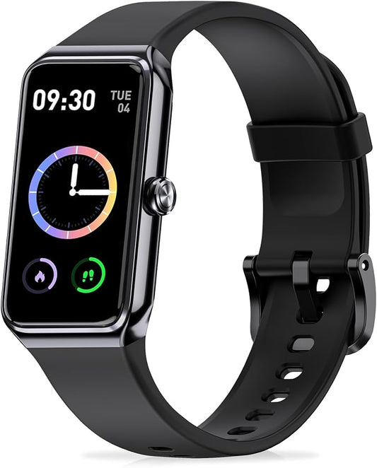 Fitness Tracker with 24/7 Heart Rate,Blood Pressure Sleep Tracking,104 Sports Modes Calories Smart Watch,IP68 Waterproof Step Counter Activity Trackers Pedometer for Android&iPhone Women Men
