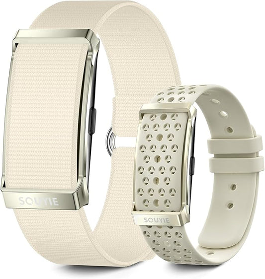 Smart Bracelet for Women Men, Health Activity Fitness Trackers, All-Day Continuous Heart Rate/Blood Pressure/HRV/Stress Monitor, 24H Sleep Tracker, 170+ Sports Modes Smart Band with Free APP 2 Bands