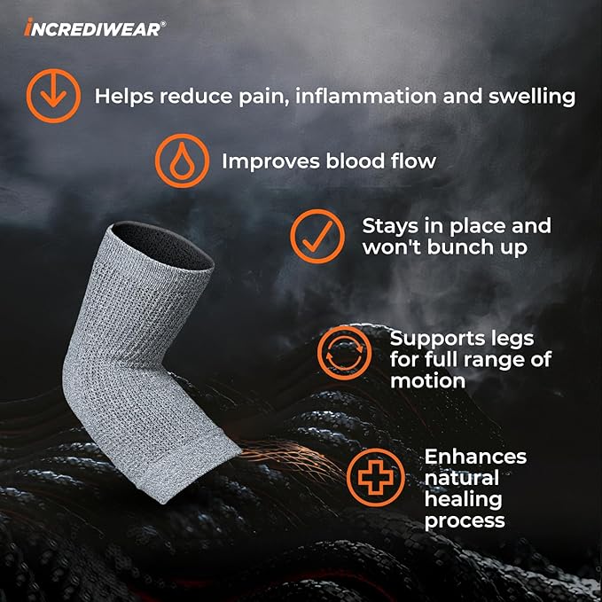Incrediwear Elbow Sleeve – Elbow Brace for Elbow Support, Joint Pain Relief, Inflammation Relief, and Circulation, Tendonitis, Golf and Tennis Elbow Brace for Women and Men