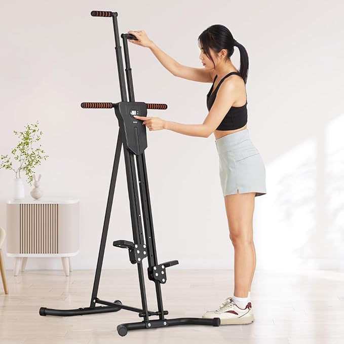 VEVOR Stair Stepper,Mini Stepper for Exercise at Home, Hydraulic Fitness Twist Stepper with Resistance Bands, Full Body Workout Cardio Equipment