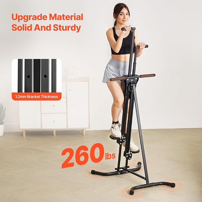 VEVOR Stair Stepper,Mini Stepper for Exercise at Home, Hydraulic Fitness Twist Stepper with Resistance Bands, Full Body Workout Cardio Equipment