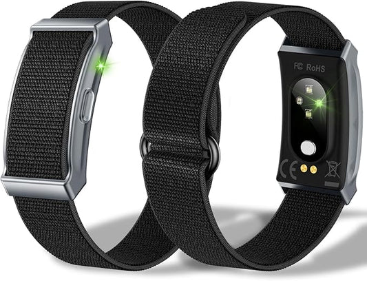 Smart Bracelet for Men Women, Fitness Tracker with Free App, 24/7 Auto Heart Rate/SpO2 Monitor, Sleep Stress Tracking Smart Health Wristband, 120+ Sports Modes with Extended Armband, IP68 Waterproof