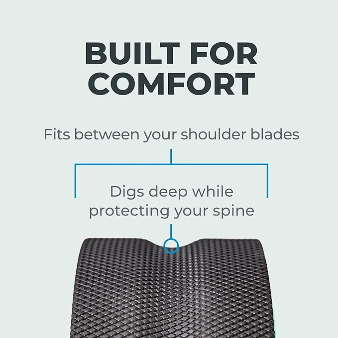 Chirp Wheel+ Foam Roller for Back Pain Relief, Muscle Therapy, and Deep Tissue Massage 4 and 6 Inch