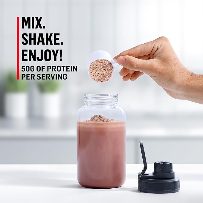Muscle Milk Pro Series Protein Powder Supplement, Knockout Chocolate, 5 Pound, 28 Servings, 50g Protein, 3g Sugar, 20 Vitamins & Minerals, NSF Certified for Sport, Workout Recovery