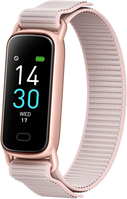 Fitness Tracker for Women with Heart Rate SpO2 Blood Pressure Sleep Tracker,Fitness Watches 16 Sport Modes SMS/SNS Notification Reminder,Activity Trackers Pedometer Calorie Tracker IP68 Waterproof