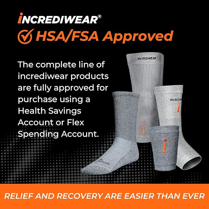 Incrediwear Elbow Sleeve – Elbow Brace for Elbow Support, Joint Pain Relief, Inflammation Relief, and Circulation, Tendonitis, Golf and Tennis Elbow Brace for Women and Men