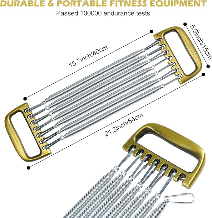 Detachable Chest Expander for Men Training Muscles Strengthen Fitness Home Office Arm 7 Spring Exercise Body Building Workout