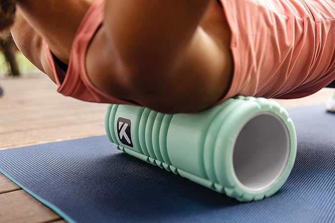 TriggerPoint Grid 1.0 Foam Roller - 13" Multi-Density Massage Roller for Deep Tissue & Muscle Recovery - Relieves Tight, Sore Muscles & Kinks, Improves Mobility & Circulation - Targets Key Body Parts
