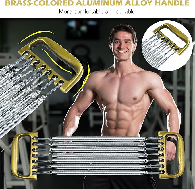 Detachable Chest Expander for Men Training Muscles Strengthen Fitness Home Office Arm 7 Spring Exercise Body Building Workout