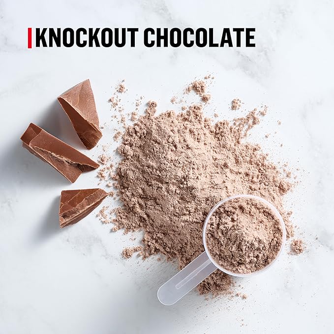 Muscle Milk Pro Series Protein Powder Supplement, Knockout Chocolate, 5 Pound, 28 Servings, 50g Protein, 3g Sugar, 20 Vitamins & Minerals, NSF Certified for Sport, Workout Recovery
