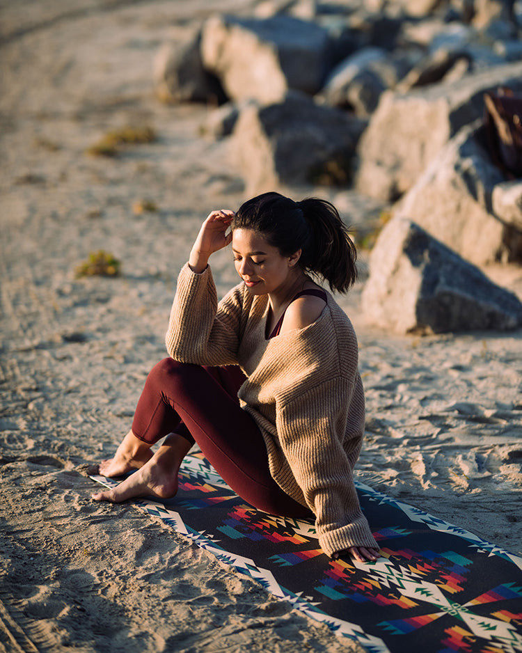 Jerome Lake Yoga Mat – 6 mm Extra Thick, Double-Sided Non-Slip,