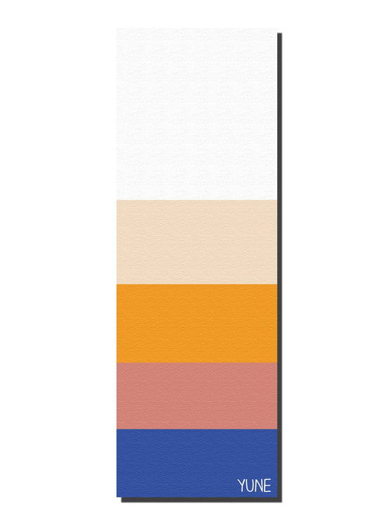 Yoga Mat | 6mm Thick | Striped | Non-Slip | Eco Friendly | Yune Yoga |